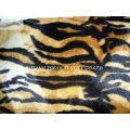 Short Plush With Tiger Tattoo Printed for blanket and garment